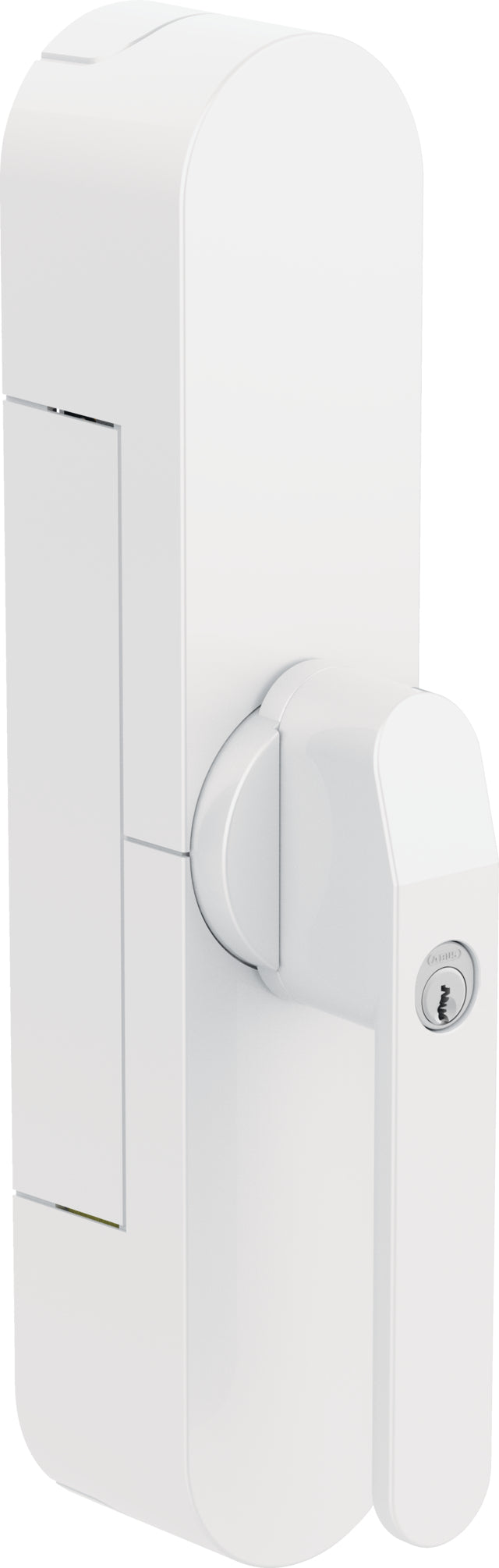 ABUS WINTECTO One FCA4100W Smart-Vorhängeschloss – BT, Batteriebetrieben (AA), Weiss, 63×92×300 mm