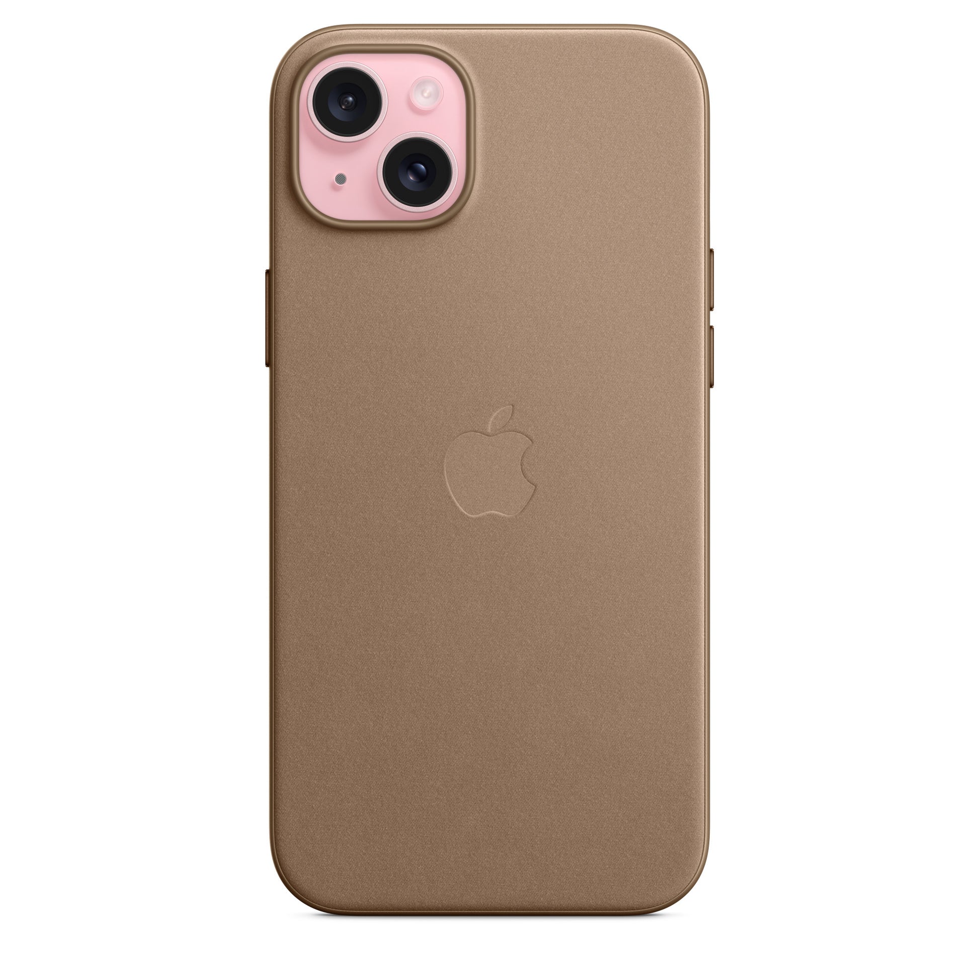 Apple Backcover – für Apple iPhone 15 Plus – Taupe – Feintwill – MagSafe-kompatibel