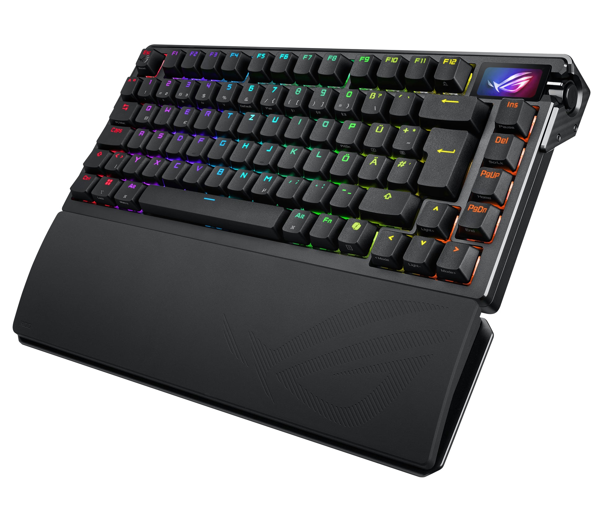 ASUS ROG Azoth Extreme – Tastatur, kabellos (Bluetooth/2,4 GHz), kabelgebunden (USB), CH-Layout (DE-CH)