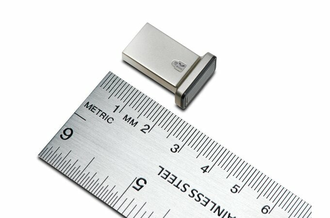 Kensington VeriMark IT – Fingerabdrucksensor (USB), Windows Hello, Silber, für Windows