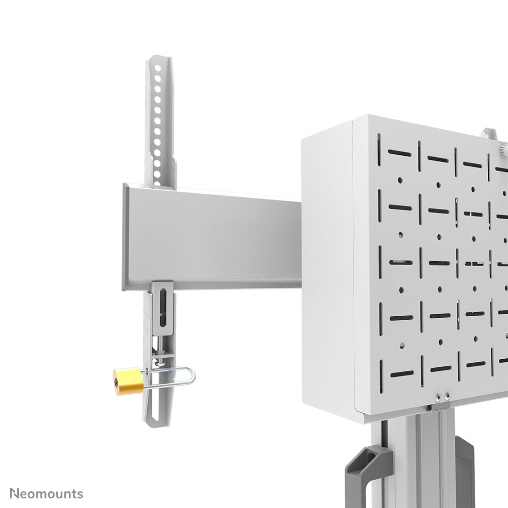 Neomounts Prospektständer FL50S-825WH1 – für VESA 200×200 mm, höhenverstellbar, schwenkbar