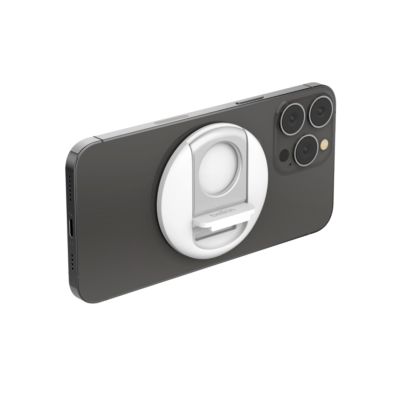 Belkin MagSafe Magnet-Halterung – für iPhone 12–14 und MacBook Pro/Air 13–16" – Weiss
