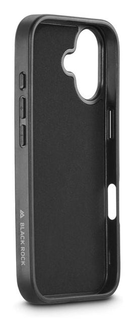Black Rock Robustes Carbon Backcover – für Apple iPhone 17, PC+TPU, Schwarz