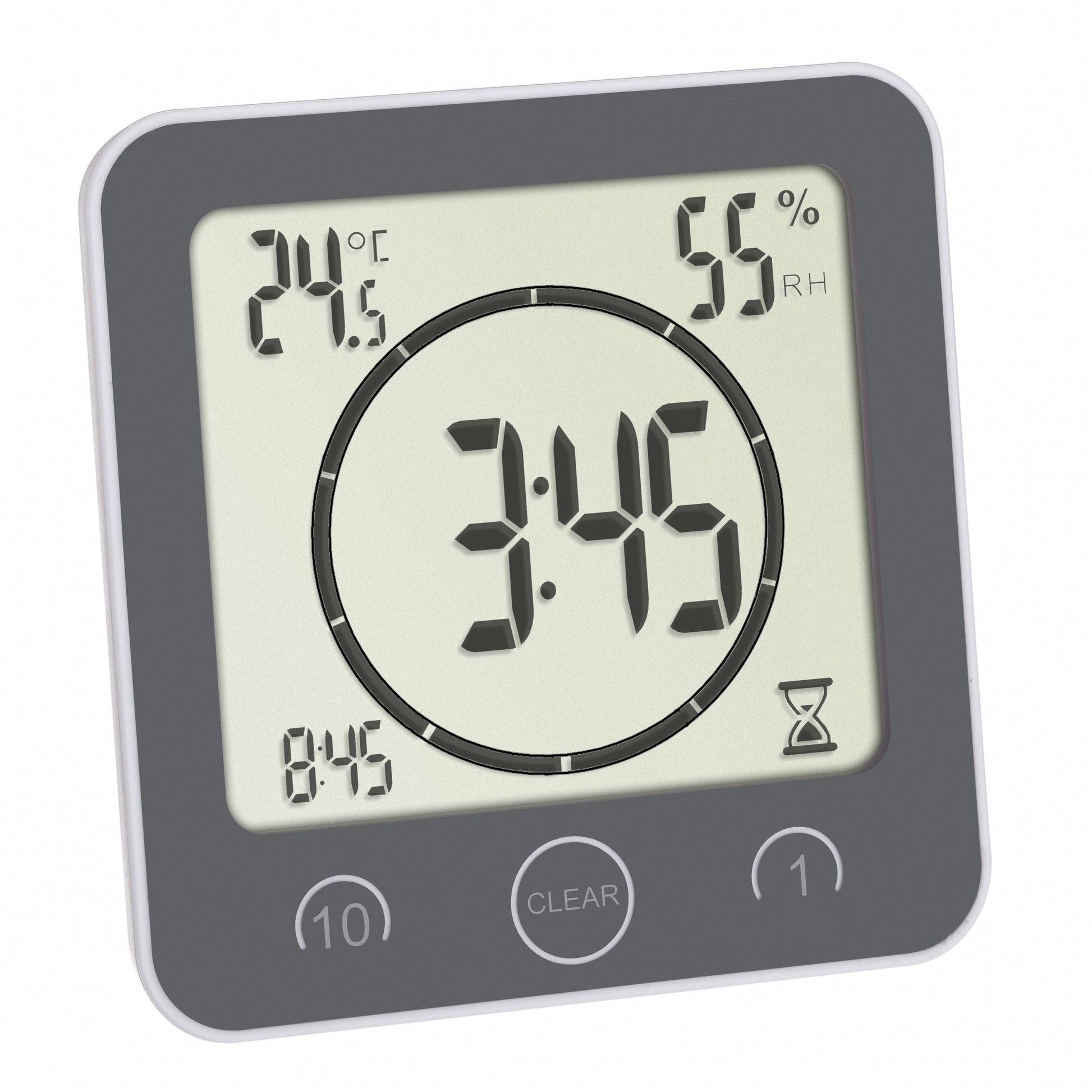 TFA-Dostmann TFA Dostmann Timer – Zeitmesser 99 Min, lautlos, 10,6 × 10,9 × 4,1 cm, weiss, Kunststoff