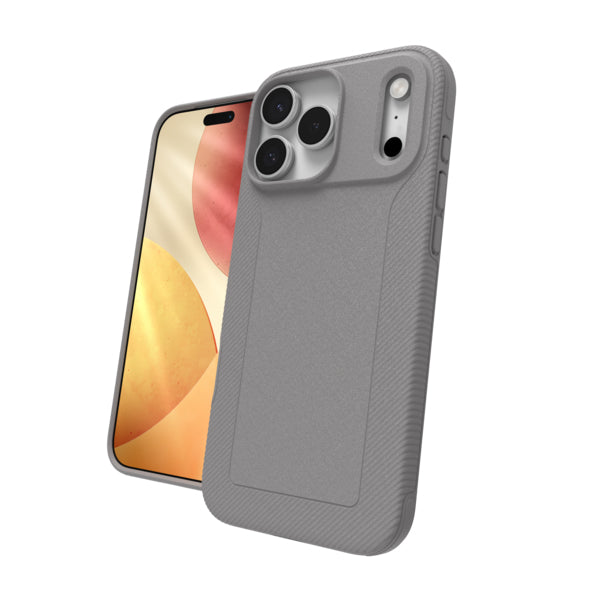 ZAGG Luxe Snap Backcover – für Apple iPhone 17 Pro Max, MagSafe, Graphen, Grau, bis 3 m Sturzsicher