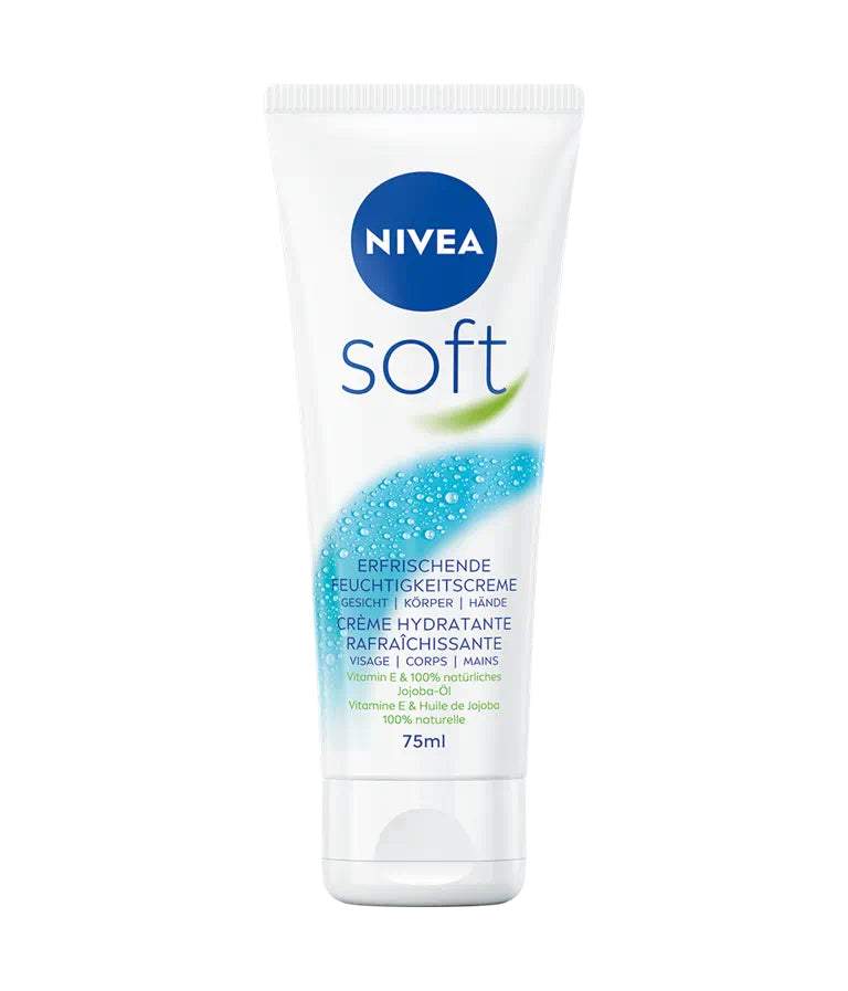 NIVEA Soft Feuchtigkeitscreme – Tube – 75 ml
