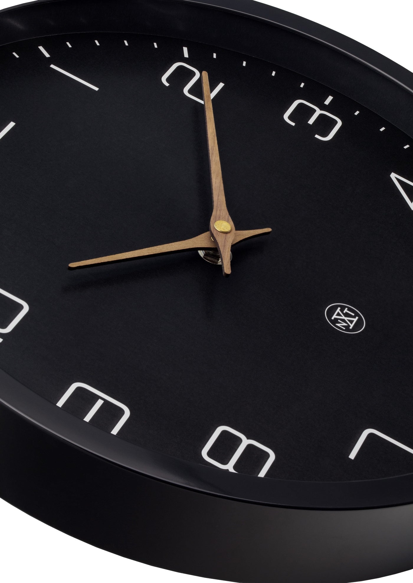 NeXtime Wanduhr Eco – 30 cm, Schwarz