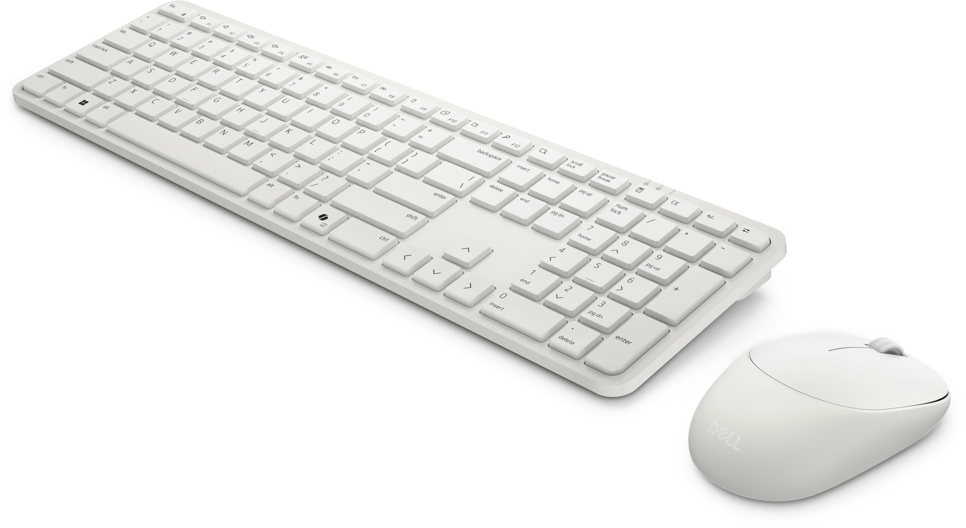 Dell Pro 5 KM526 – Tastatur- und Maus-Set – Membran – 2,4 GHz (USB-A Empfänger) – QWERTY (US-INT) – Weiss