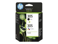 HP Tintenpatronen-Multipack 305, Schwarz + Farbe, 2er-Pack
