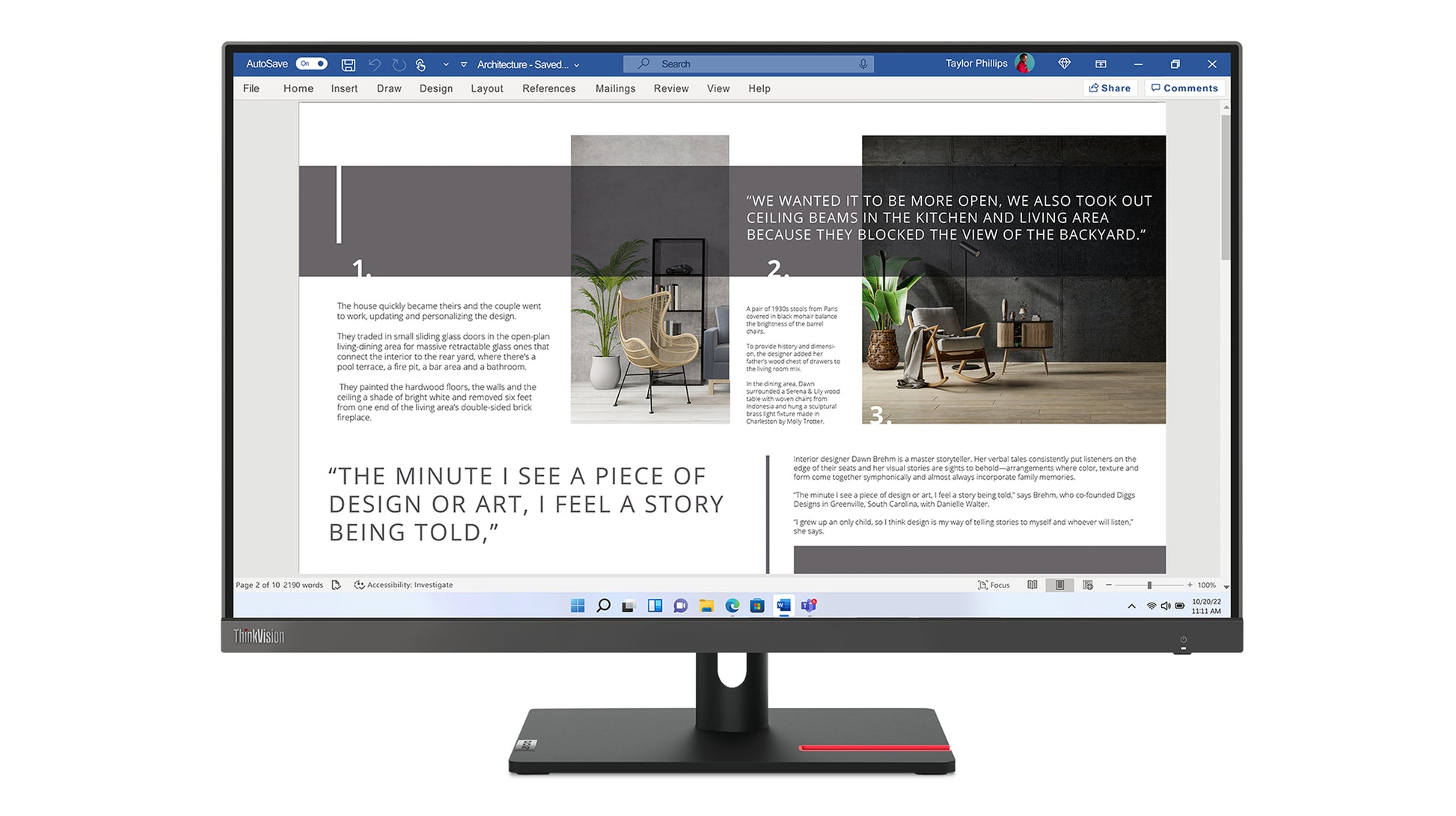 Lenovo ThinkVision S27i-30 – 27", 1920 × 1080 (Full HD), IPS, 100 Hz