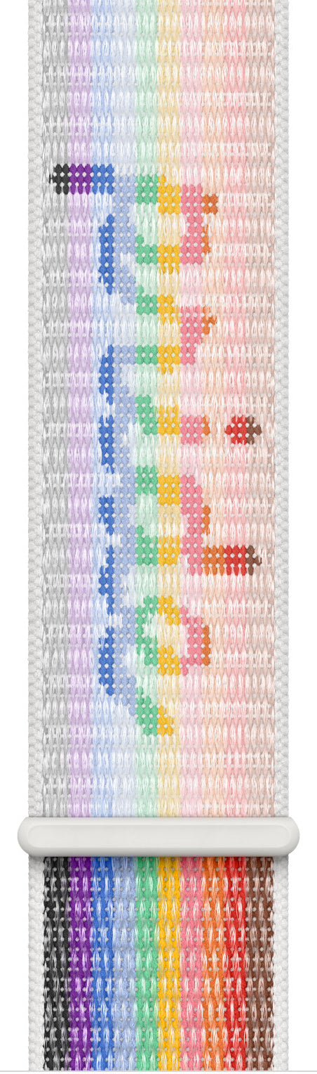 Apple Sport Loop Pride Edition – Armband – für Apple Watch 45 mm, Mehrfarbig, One Size