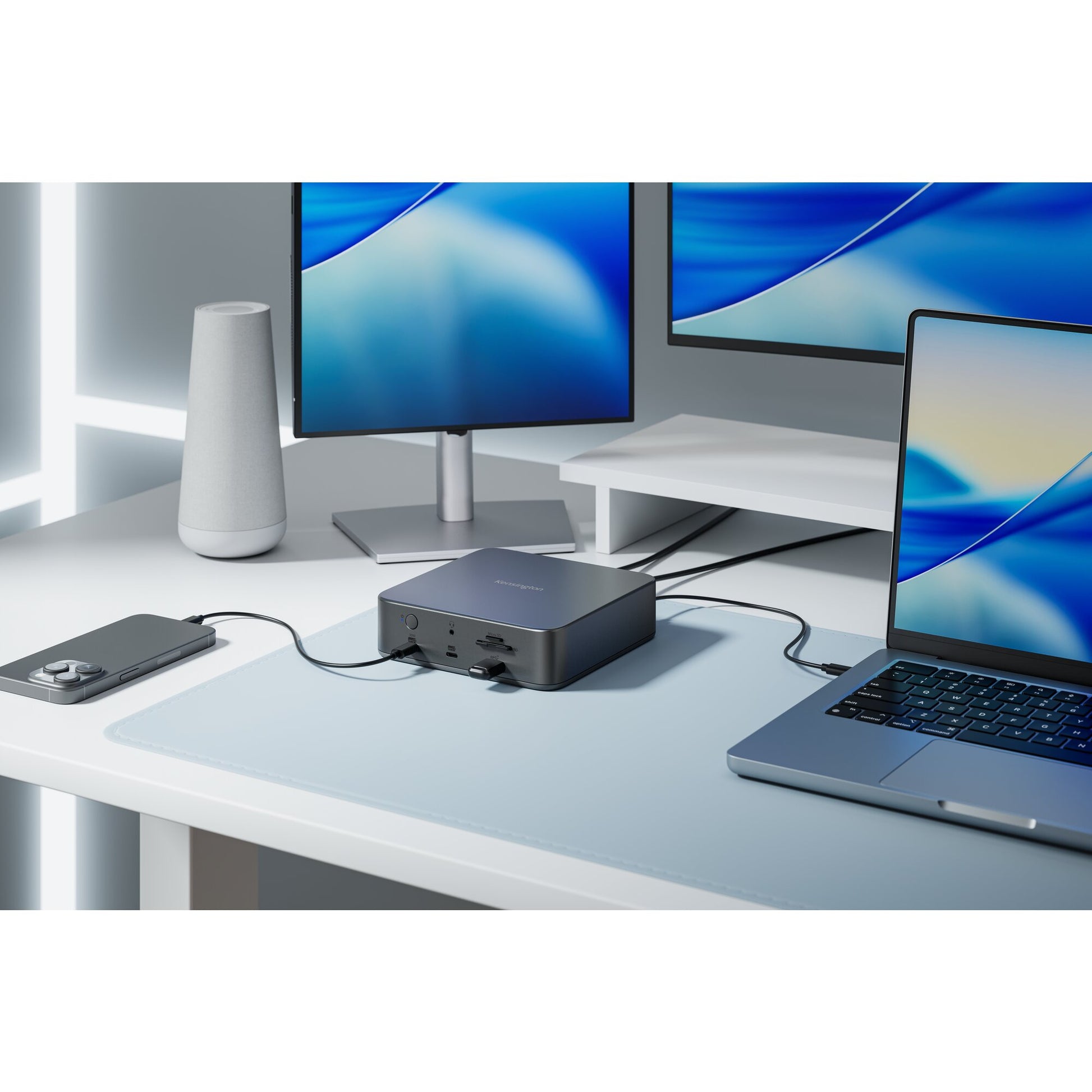 Kensington SD5010T5 EQ Dockingstation – Thunderbolt 5, 2× HDMI, 2× USB-A, 2× USB-C, 140 W PD, 2,5GbE