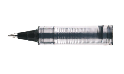 Uni-Ball eye micro ECO – Tintenroller, dokumentenecht, mit Kappe, 0,2 mm, schwarz