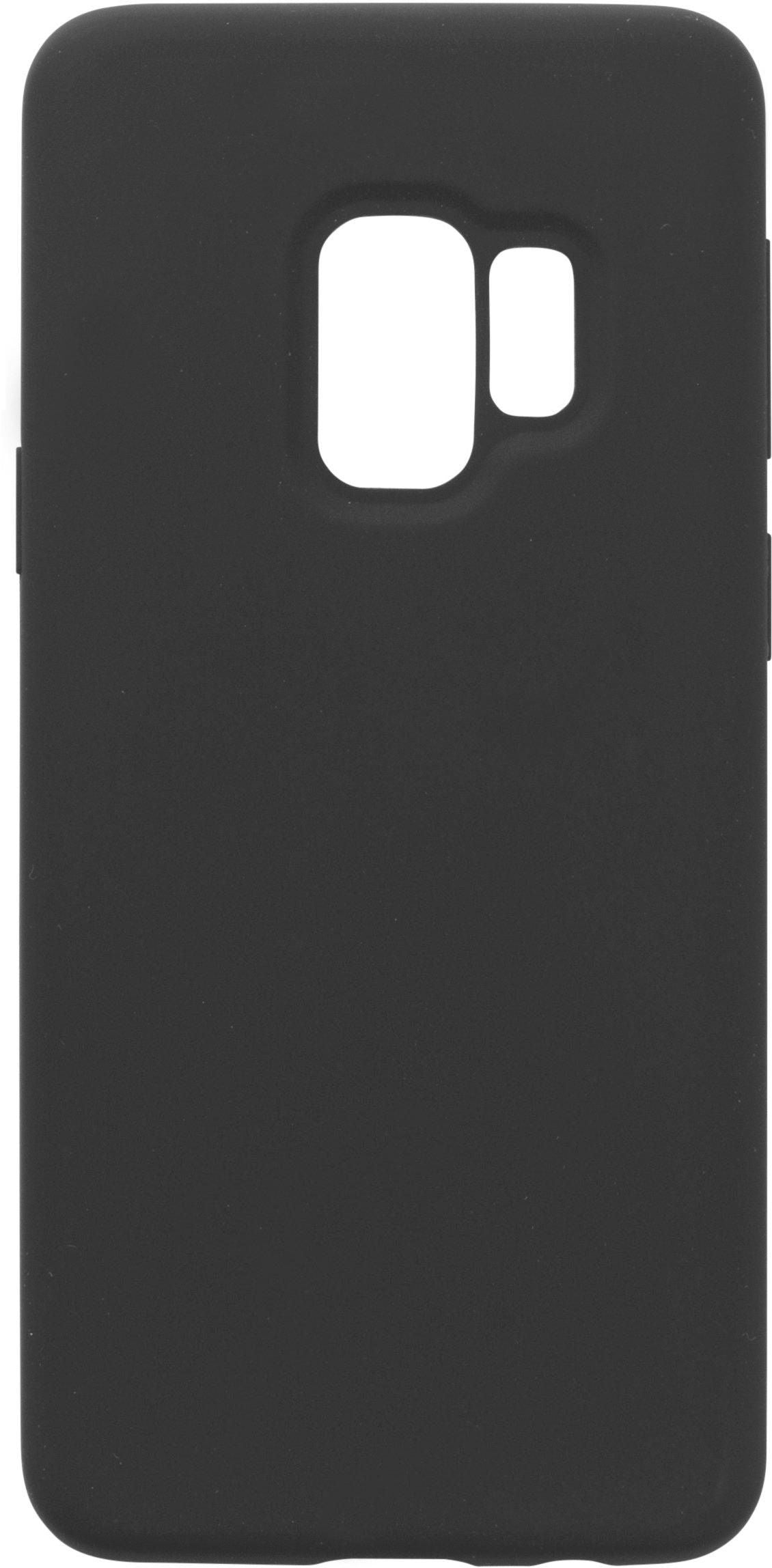 eSTUFF MADRID S9 Backcover – für Samsung Galaxy S9, PC, Schwarz, rutschfeste Oberfläche