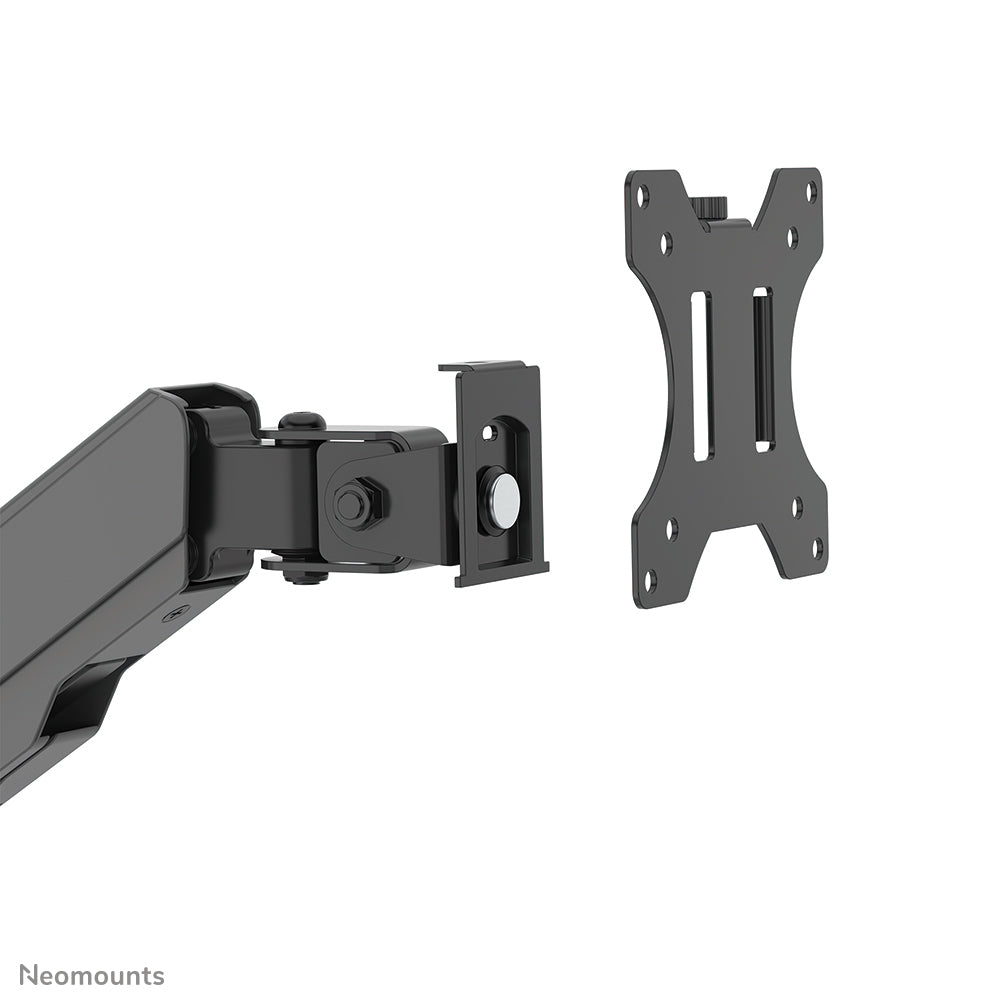 Neomounts WL90-325BL1 – Wandhalterung, bis 32", 1–9 kg, Gasfeder, Tastatur- & Mausplatte, Schwarz