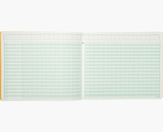 Exacompta Register 16300E – 270 × 320 mm – 80 Seiten, 110 g/m², nummeriert, 31 Linien