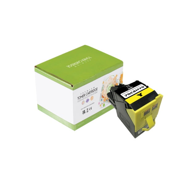 Static Control Components Toner 70C8HY0 – gelb, 3000 Seiten – für Lexmark