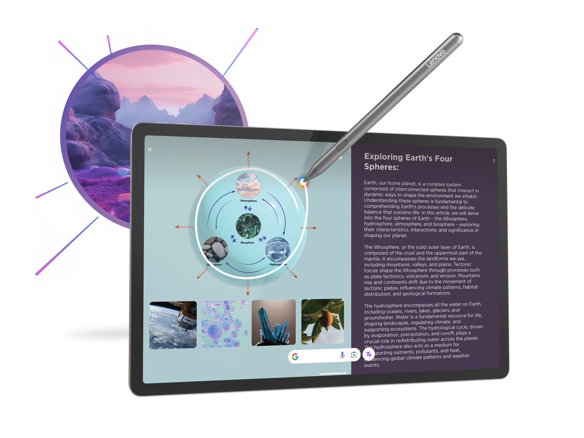 Lenovo Idea Tab Pro – 12,7", 128 GB, 8 GB RAM, WLAN, Android 14, Grau