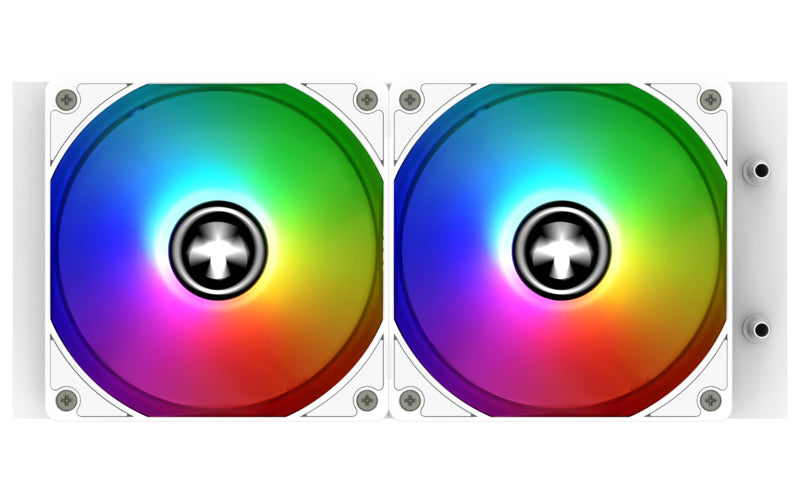 Xilence LQ240.W.ARGB – All-in-One Wasserkühlung – 240 mm, 2×120 mm, ARGB, 300 W, für AM5/AM4/LGA1700 und andere