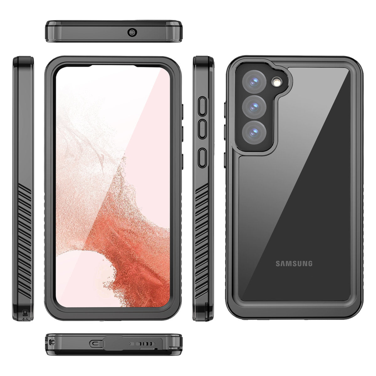 4smarts Backcover – für Samsung Galaxy S23+ – schwarz – TPU – wasserdicht