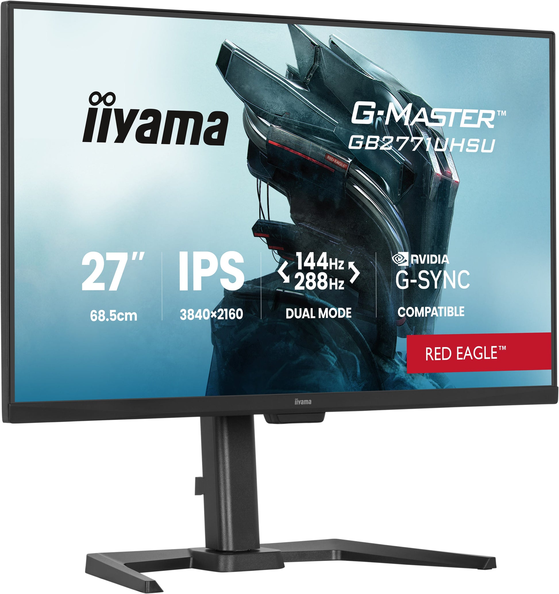 iiyama GB2771UHSU-B1 (G-MASTER Red Eagle) – Monitor, 27" 3840 × 2160 (UHD 4K)
