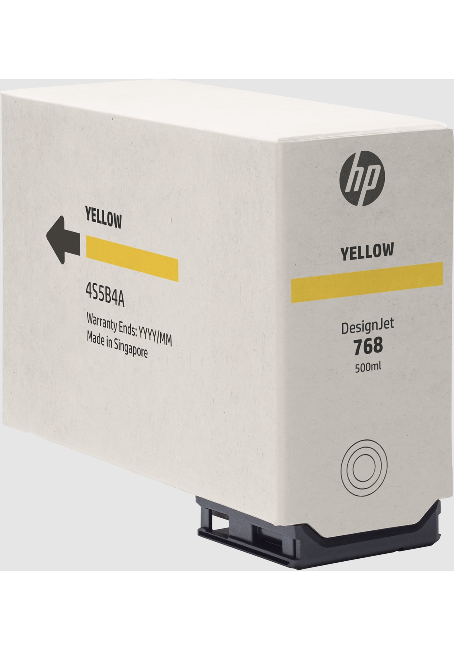 HP Tintenpatrone 768, Gelb, 500 ml – für DesignJet