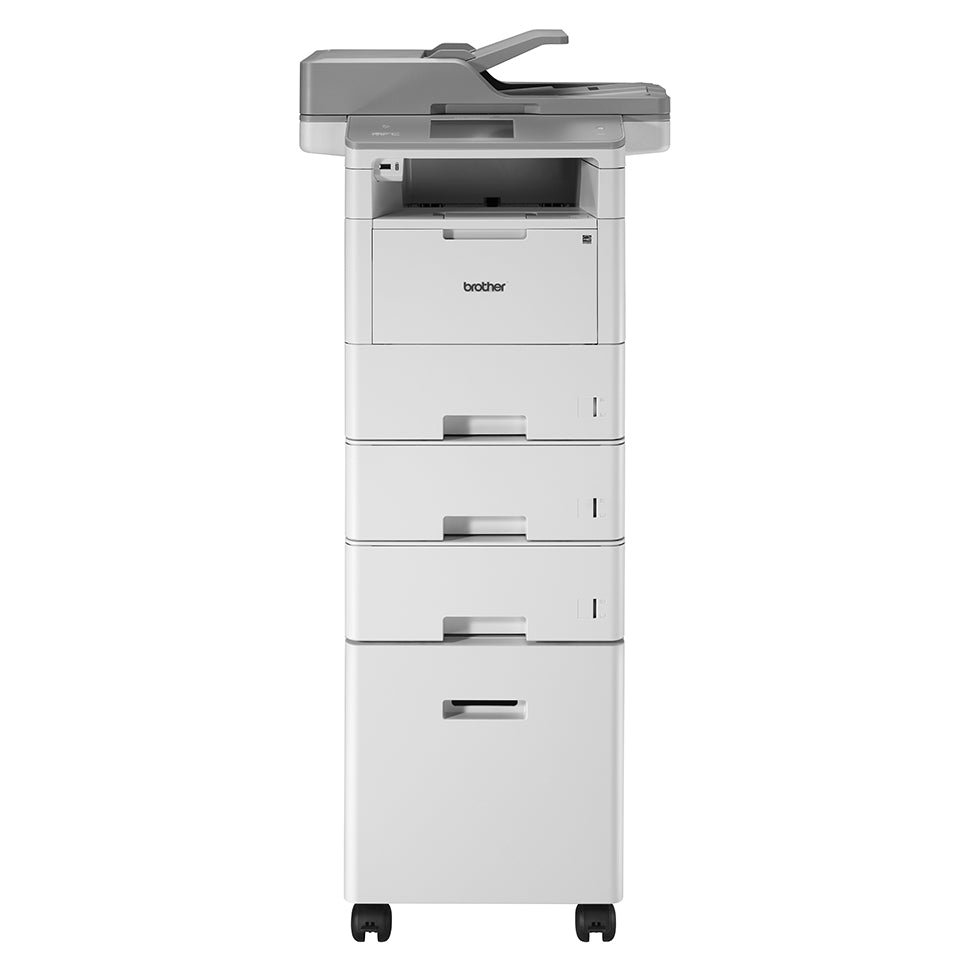 Brother Unterschrank – hellgrau, 41,5 × 15,6 × 44,6 cm, für HL-L6300DW(T), HL-L6400DW(T), DCP-L6600DW und andere