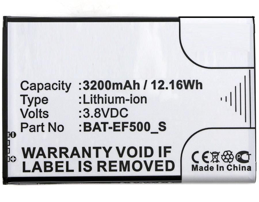 CoreParts Akku Li-Ion 3,8 V 3200 mAh, 12,2 Wh – für Bluebird EF500R