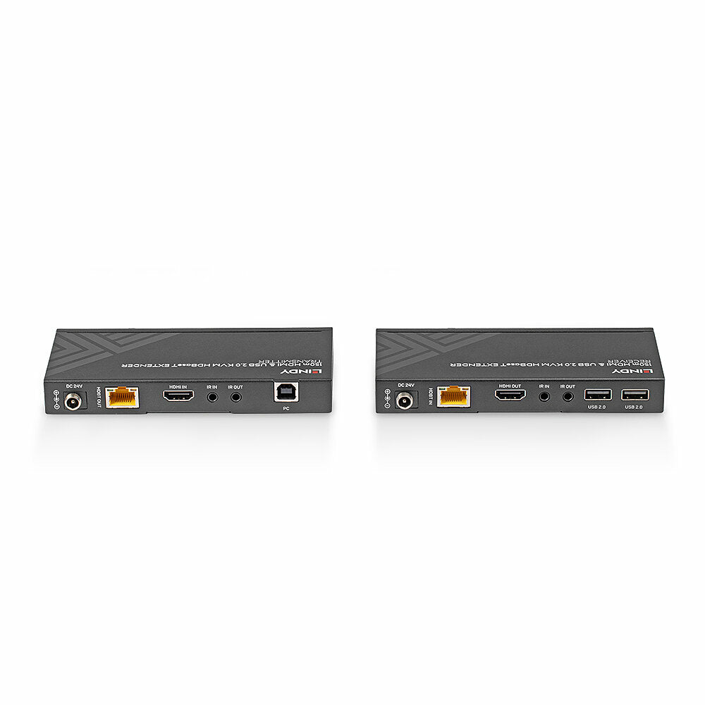 Lindy HDMI/USB 2.0 KVM-Extender über Cat6 (HDBaseT), bis 150 m, 4K (3840 × 2160)
