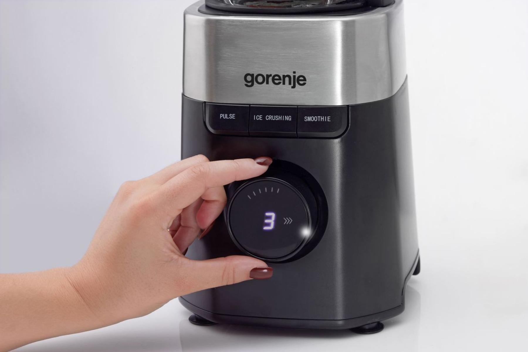 Gorenje Standmixer B1000DE – 1,5 l, 1000 W, Eis-Crusher – schwarz