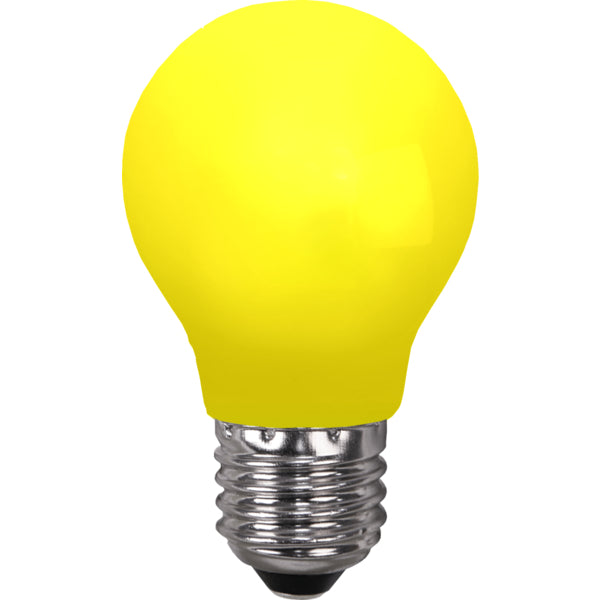 Star Trading LED-Leuchtmittel E27 A-Form – Gelb, 18 lm, 0,9 W, 300° – IP20 – 1 Stk. – 356-40-4
