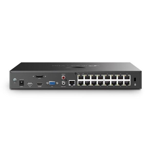 TP-Link VIGI – 16 Kanäle – 4K – 16× PoE (140 W) – 4 TB HDD