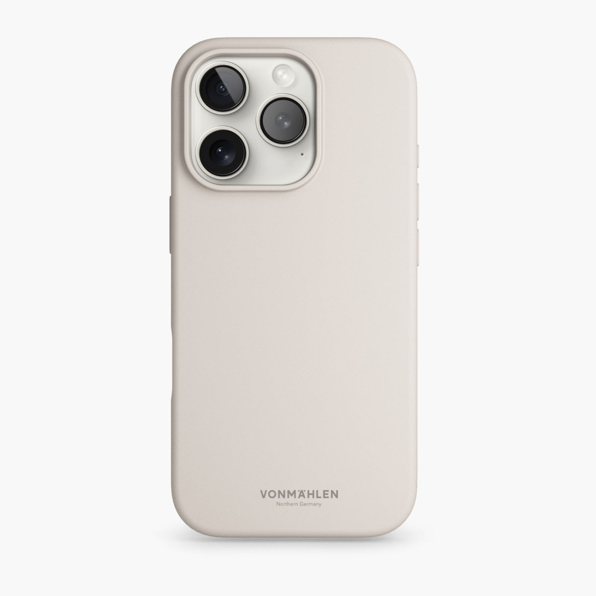 Vonmählen Backcover – für Apple iPhone 16 Pro – beige – Silikon – MagSafe-kompatibel, stossfest
