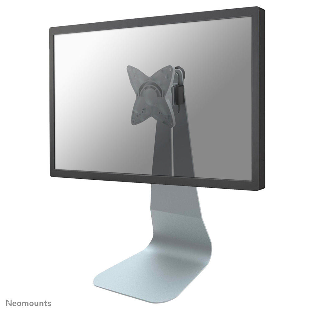Neomounts FPMA D800 – Tischhalterung, bis 27", VESA 75 × 75/100 × 100 mm, 10 kg, höhenverstellbar, silber