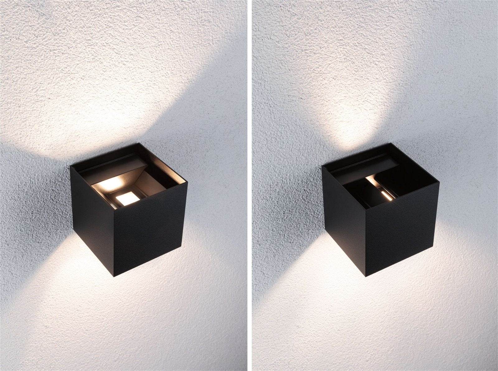 Paulmann Aussenwandleuchte – RGBW, 2000–6500 K, IP44, Netzbetrieb, Zigbee, für ZigBee 3.0, Anthrazit, Aluminium