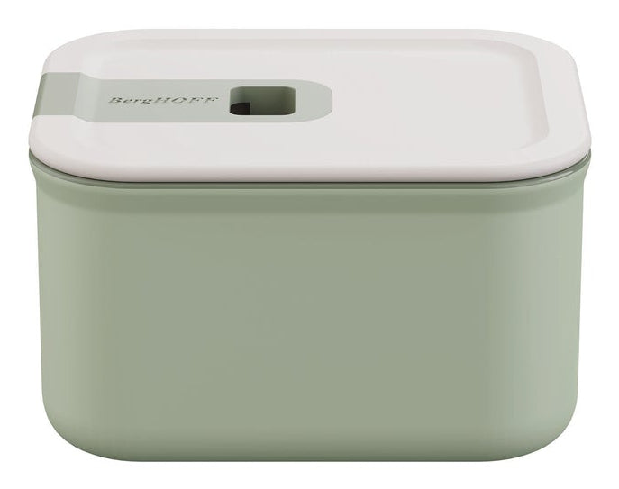 BergHOFF Leo – Vorratsdose 560 ml, 10,1 × 14,1 × 7,7 cm, Kunststoff, grün/weiss