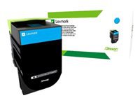 Lexmark Toner – cyan, 1000 Seiten