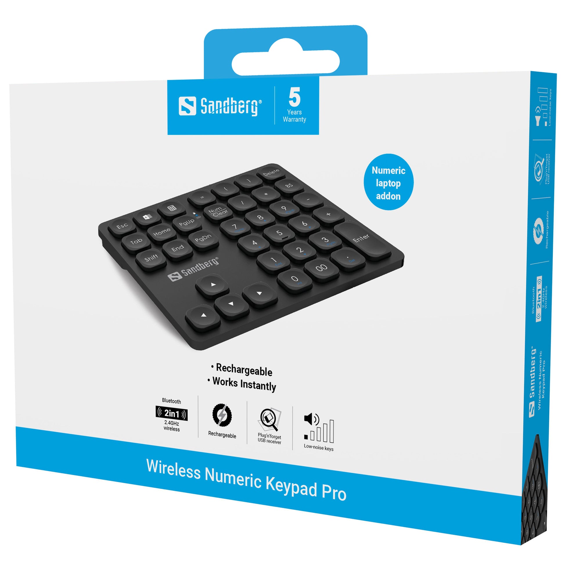 Sandberg Wireless Numeric Keypad Pro – Tastatur, kabellos