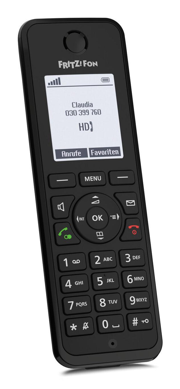FRITZ! AVM FRITZ Fon M3 – DECT-Telefon nur Mobilteil, mit Anrufbeantworter, Freisprechen, schwarz