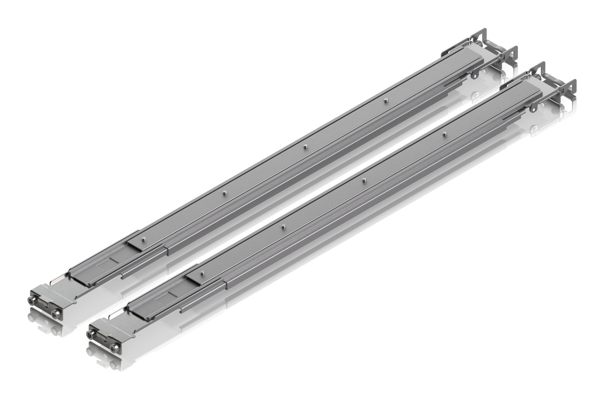 Ubiquiti Regal-Schiene – für USW-Pro-XG-24, USW-Pro-XG-24-PoE, USW-Pro-XG-48 u. a., 60–106,6 cm, 45 kg, Grau