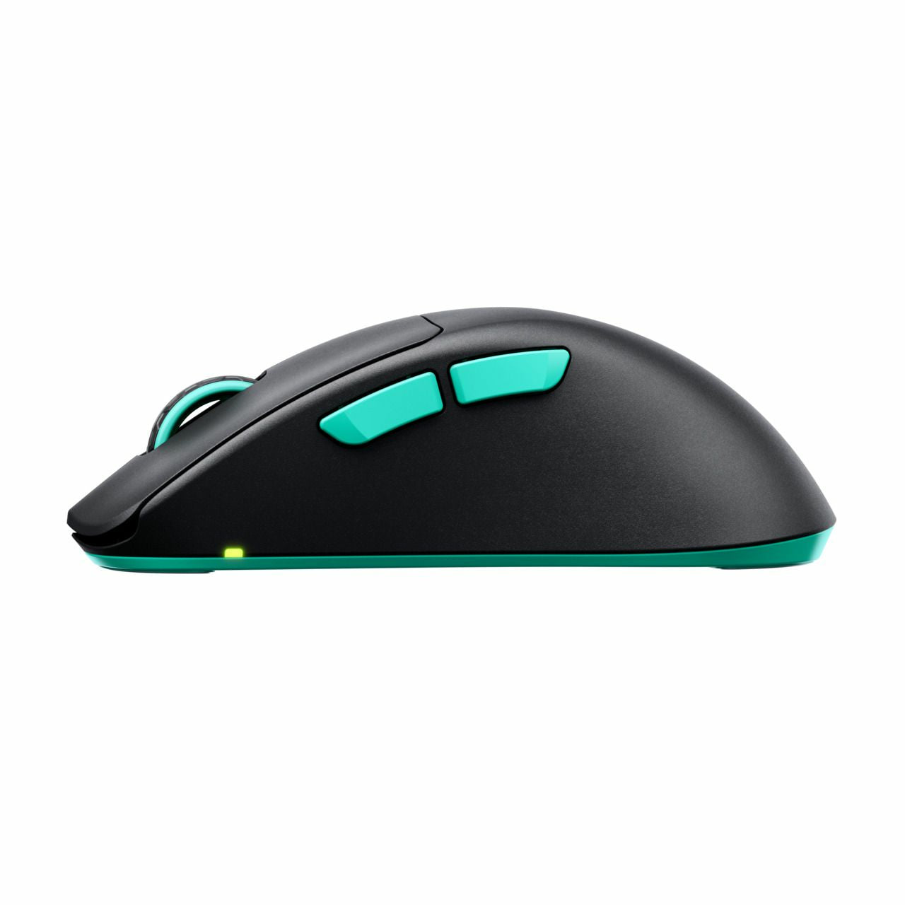CHERRY XTRFY M64 – Gaming-Maus – Kabellos (2,4 GHz), 26000 DPI, Schwarz, Türkis