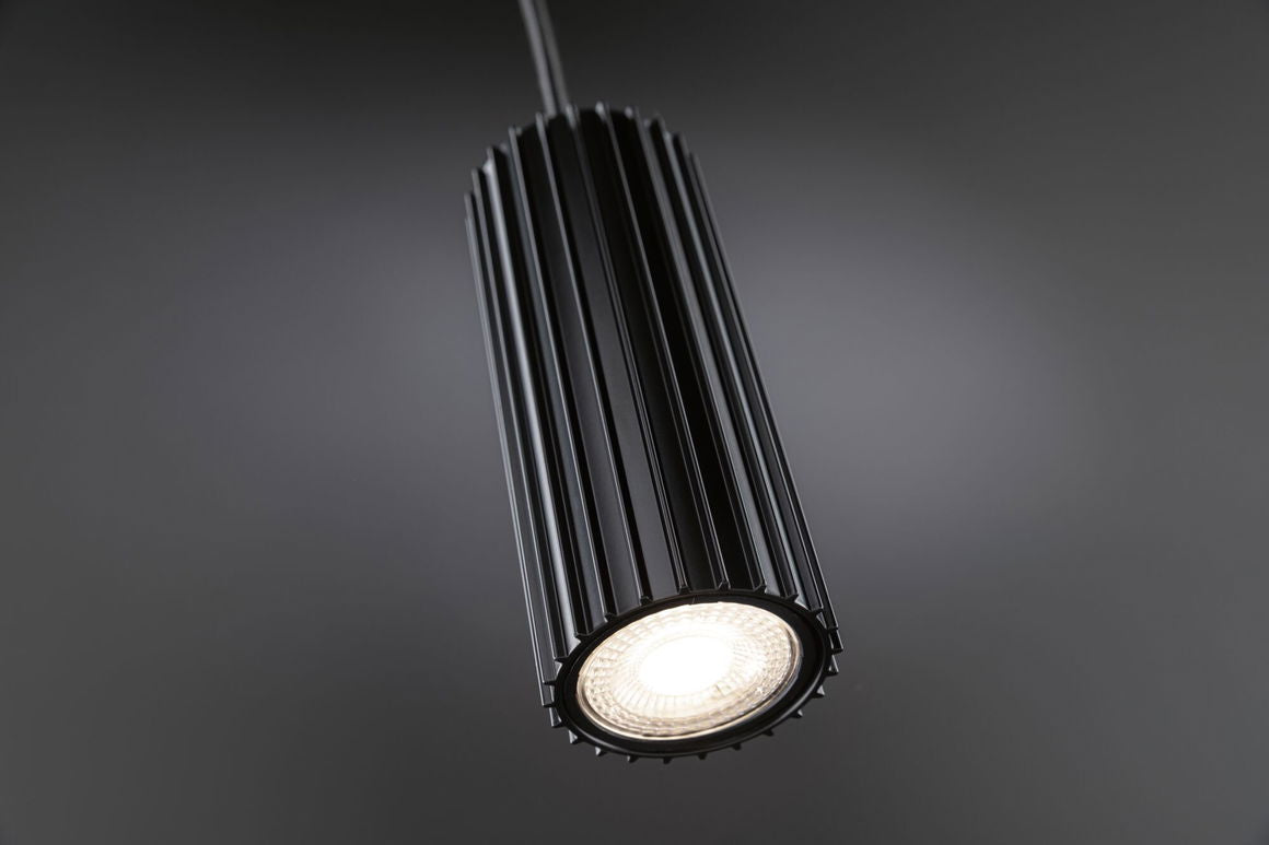 Paulmann Pendelleuchte Lirena – GU10, 10 W, dimmbar, 120 cm, IP20 – Schwarz
