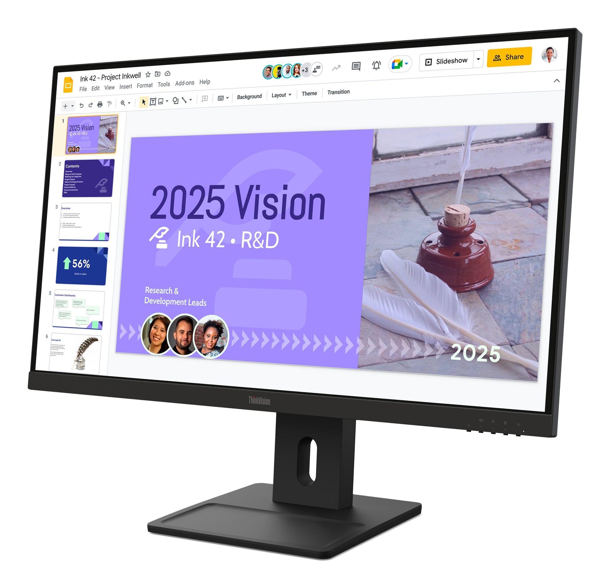 Lenovo ThinkVision E27Q-40 – 27", 2560 × 1440 (WQHD), IPS, 100 Hz