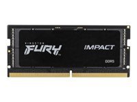 Kingston Technology Kingston FURY Impact 16GB DDR5 SO-DIMM 4800MT/s CL40 – für Notebooks – On-Die ECC, Kühlkörper