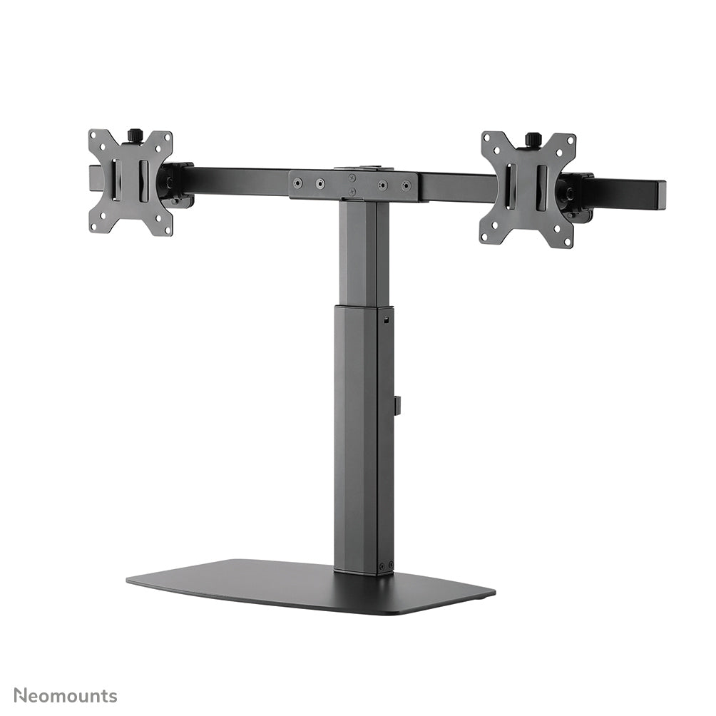 Neomounts Tischhalterung, Dual, Standfuss, bis 27", höhenverstellbar, neigen/schwenken/drehen, schwarz