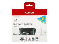 Canon Tintenpatronen-Multipack PGI-72PBK/GY/PM/PC/C, 5er-Pack – für Inkjet-Multifunktionsgeräte