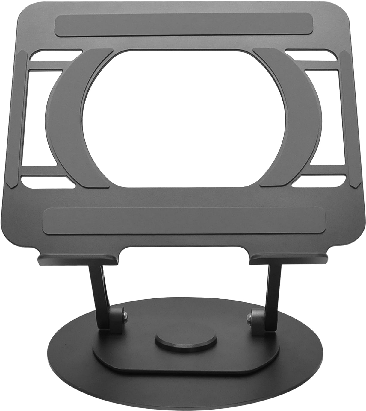 Vision Laptop-Ständer – bis 13,5", höhenverstellbar, 360° drehbar – Grau