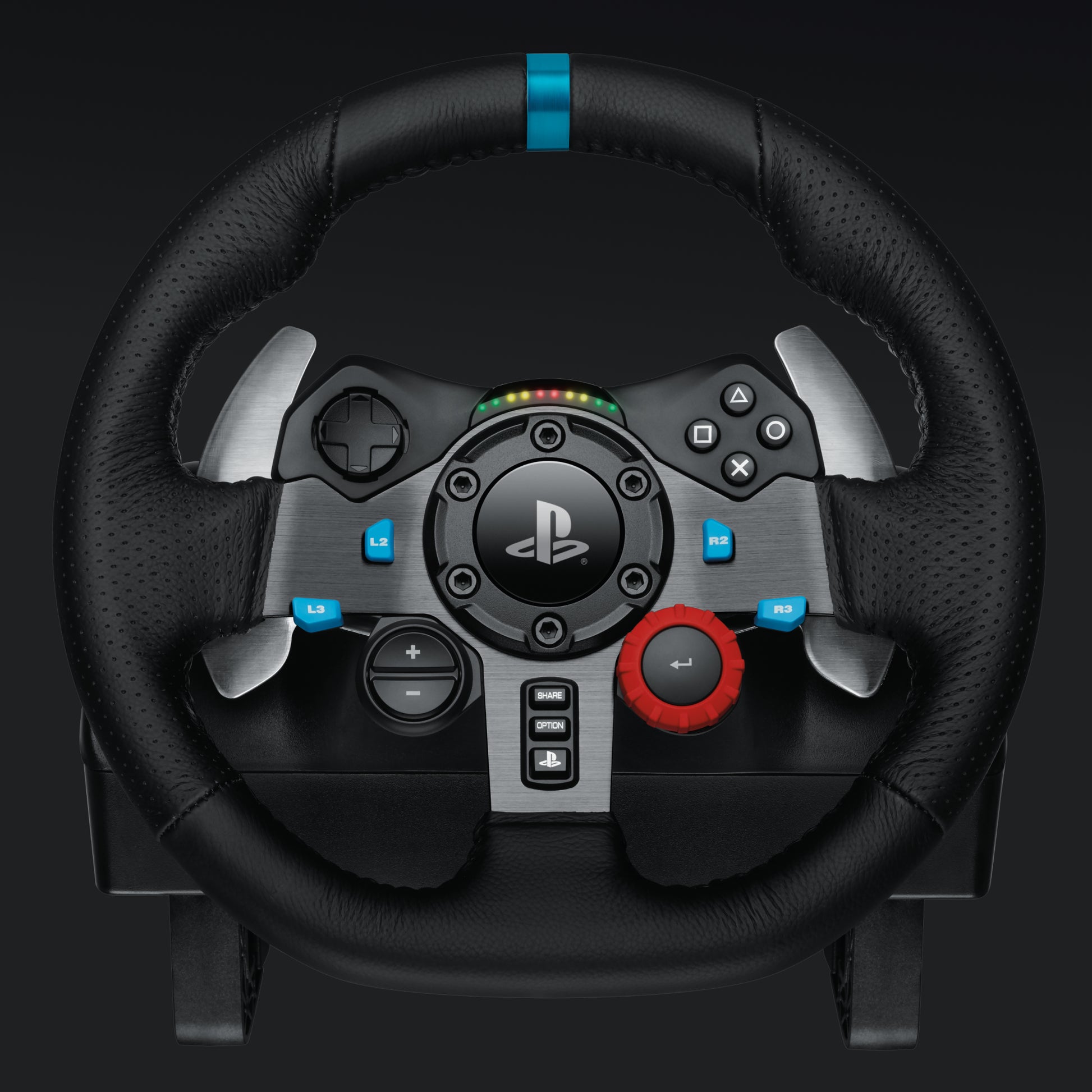 Logitech G G29 – Lenkrad + Pedale – USB (kabelgebunden), Force-Feedback, Schwarz – für PS5, PS4 & PC