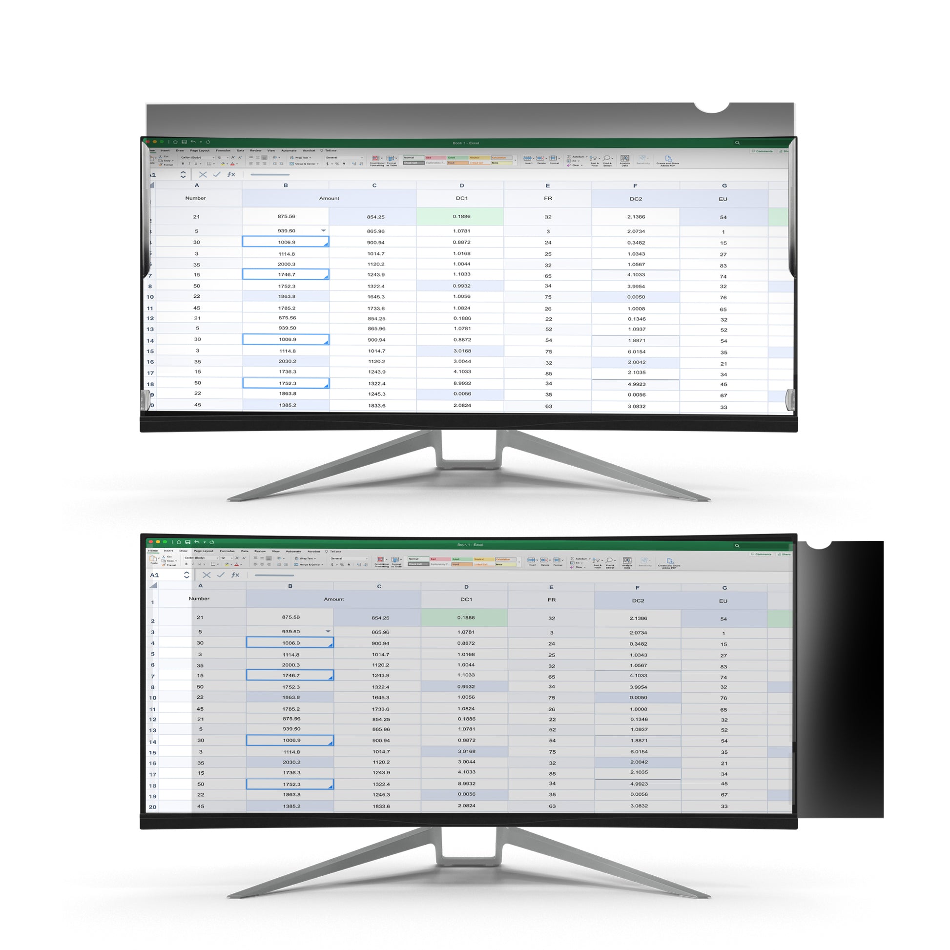 StarTech.com Blickschutzfilter für Monitor 34,0", 21:9 – 797 × 335 mm