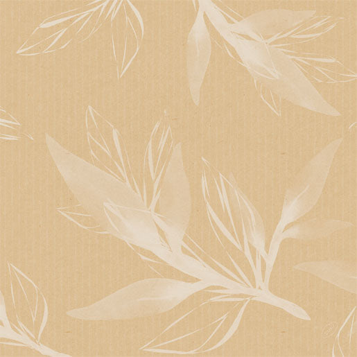Duni Servietten Bio DSF Leaves – 40 × 40 cm, 1-lagig – 60 Stück